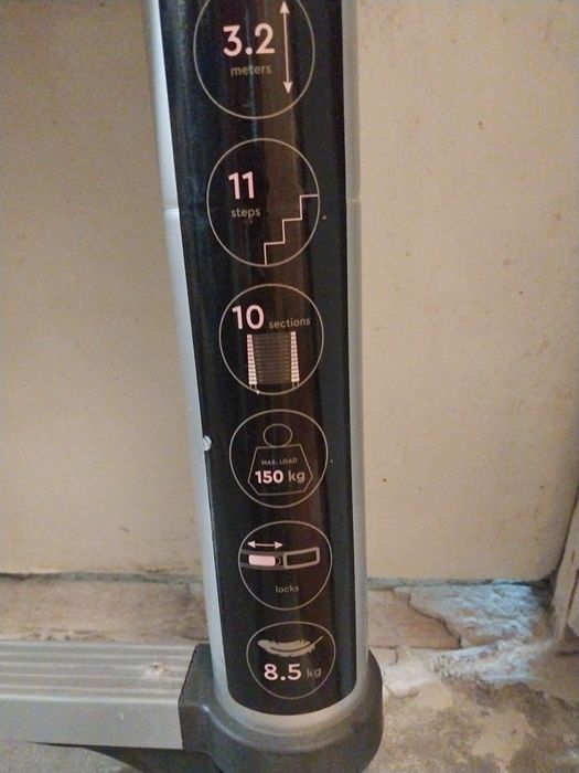 Телескопічна драбина Дніпро М 3.2м.