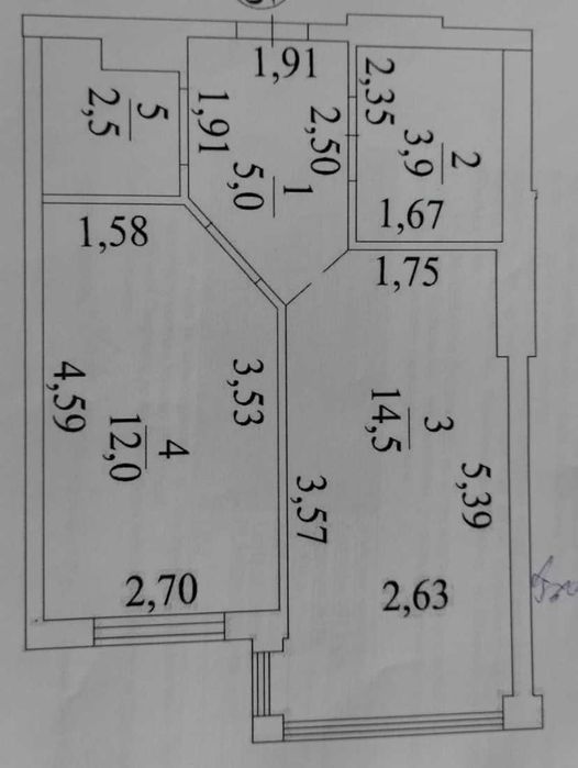 1 кімн квартира Акварель 8.Ремонт.