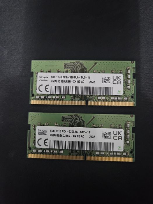 Ram DDR 4 do laptopa 2x8 gb