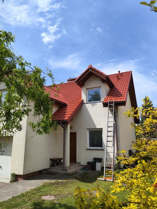 Malowanie Dachów i Elewacji mycie kostki  na terenie całej P