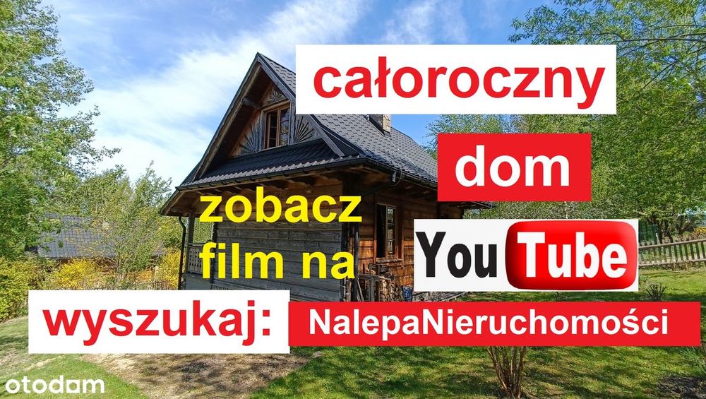 CAŁOROCZNY dom / jednorodzinny / rekreacyjny w CUDNEJ okolicy