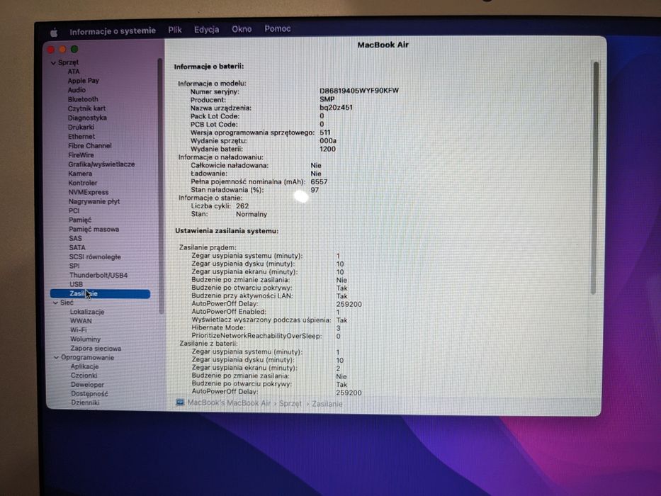 Laptop Apple MacBook Air 13  8gb/128gb