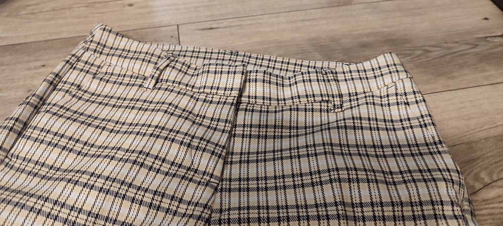 Spodnie damskie krata