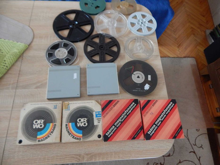 Taśma szpulowa Orwo Stilon szpule 15 sztuk Magnetofon szpulowy