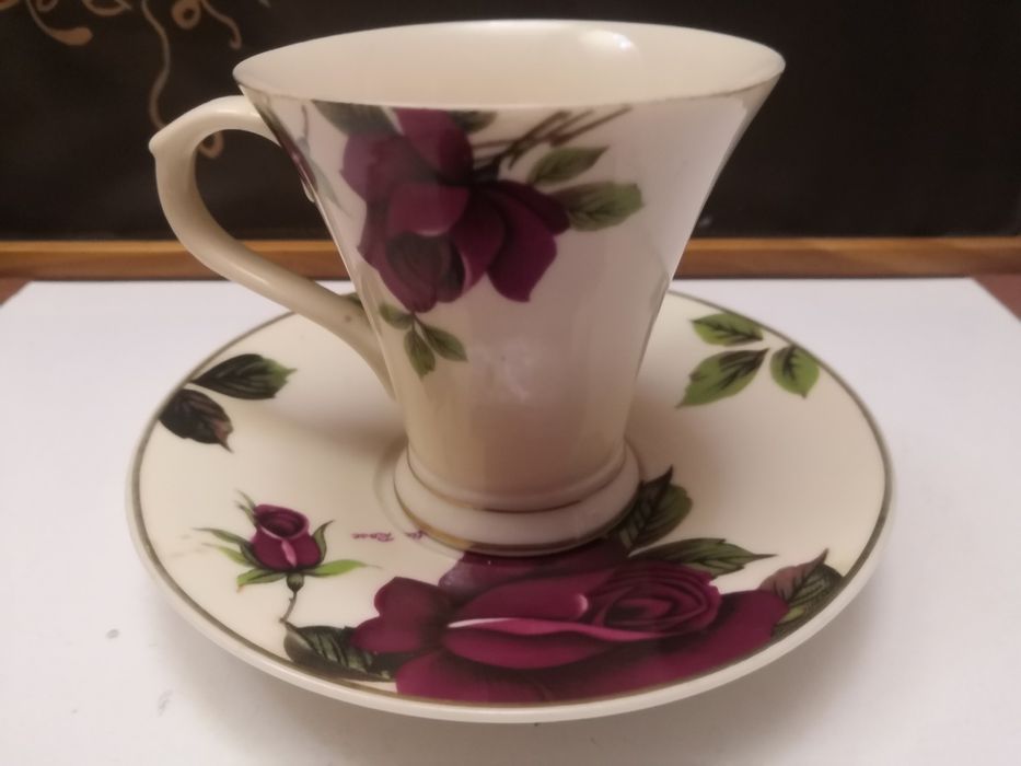 Подарочная чашка с блюдцем розы Prestige Fantastic Rose