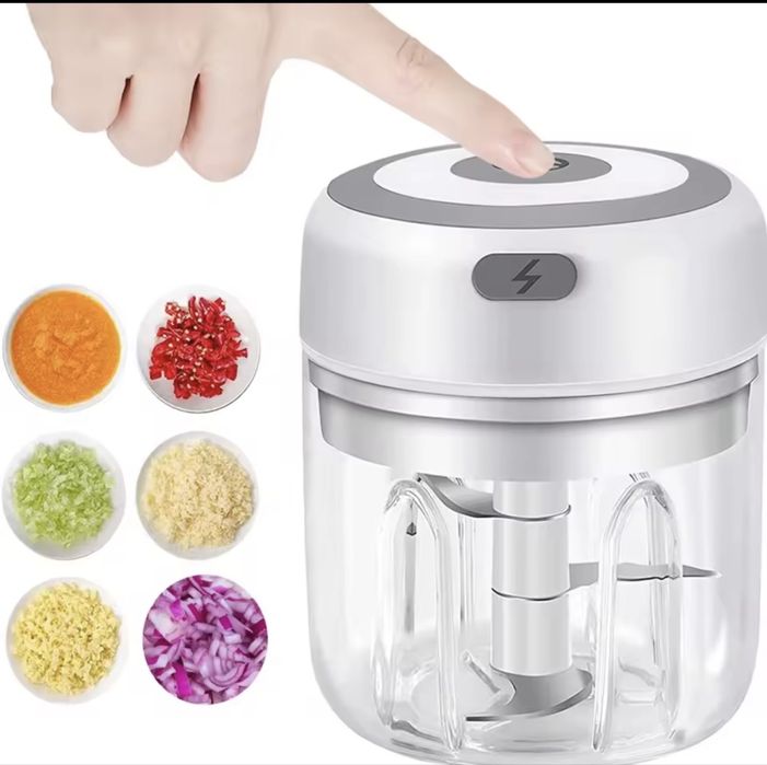 Picador de alho elétrico 250ml