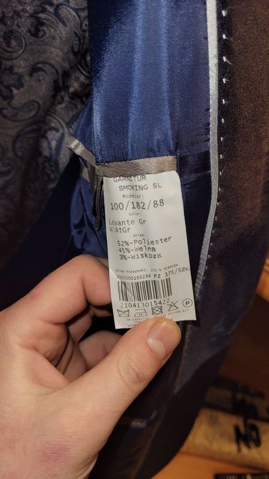 Garnitur ślubny ze spodniami + koszula + buty