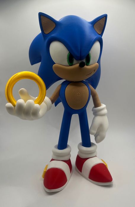 Sonic e guerreiras do K-Pop - impressão 3D