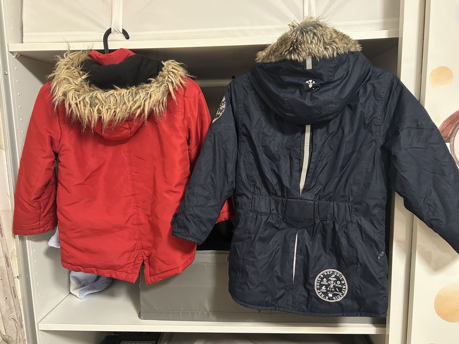 Kurtki 110, 122- oddam za cos dla dziecka