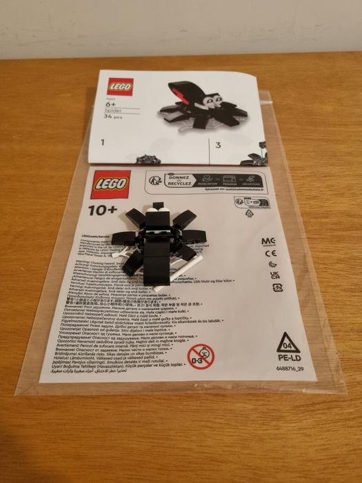 Lego Spider with Assembly Instructions434646911214561282