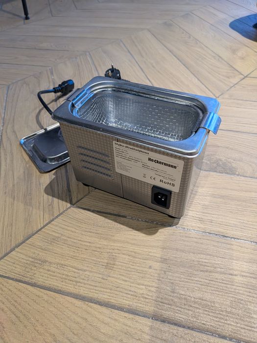 Myjka ultradźwiękowa Heckermann, uszkodzone