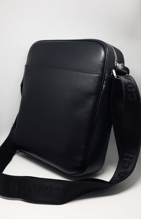 Чоловіча сумка коач барсетка | Мужская кожаная сумка коач месенджер