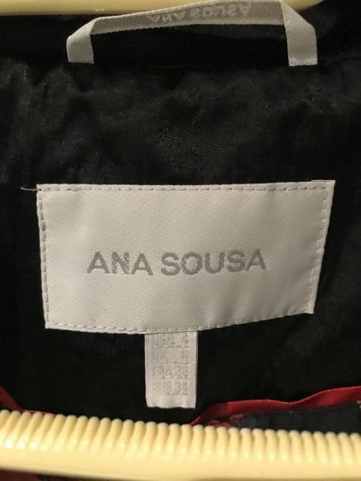 Casaco preto comprido marca Ana Sousa