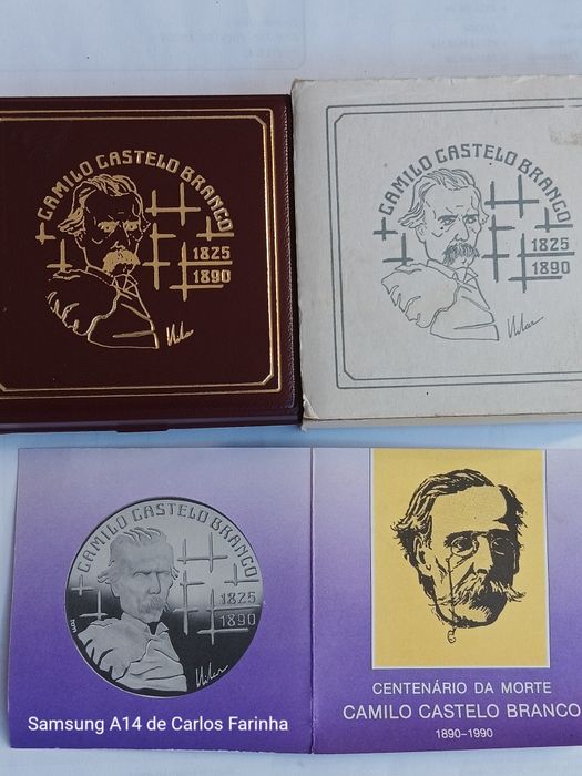 Moeda prata prof de 100 esc. De 1990