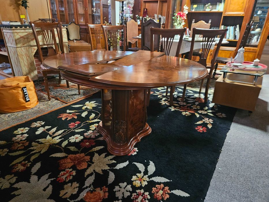 Mesa redonda extensível - óptimo estado geral