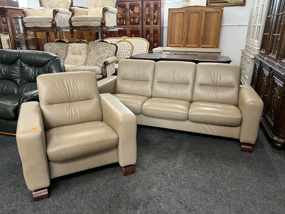 Wypoczynek skórzany relaks/Ekornes/Stressless/kanapa/fotel/Raty