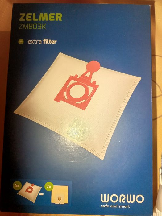 Worki do odkurzacza Zelmer ZMB03K 22 szt. + filtr HEPA ZVCA050H