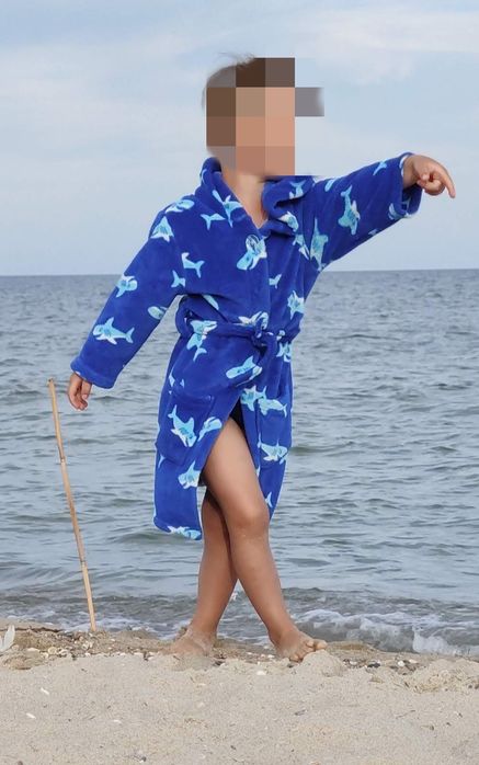 Махровый халат на мальчика 2-4 года