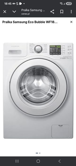 Pralka Samsung Eco Bubble WF1802WFWS