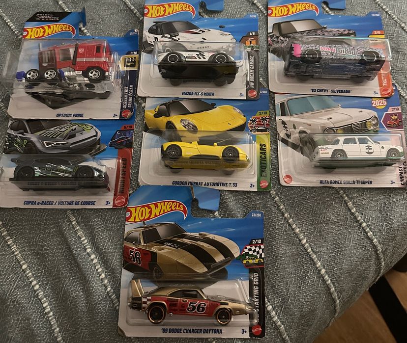Hot wheels zestaw 7 aut z potencjałem kolekcjonerskim