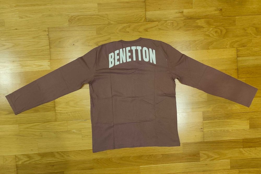 Camisola Benetton Manga Comprida – Nome da marca nas Costas