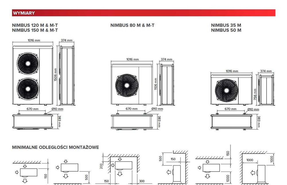 Pompa Ciepła ARISTON Nimbus Compact 50 M NET R32 - od ręki
