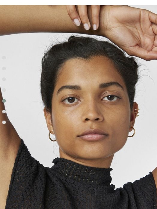 Kolczyki z perłą naturalną żółte srebro vermeil 925