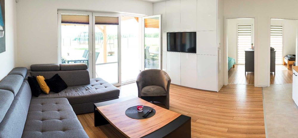 Domek na mazurach apartamenty Wilk Zając 6-12 osób jezio 200m.