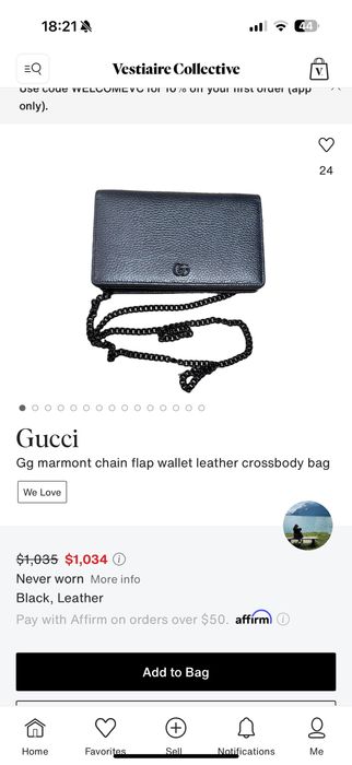 Сумка Gucci GG marmot оригінал натуральна шкіра стан без дефектів
