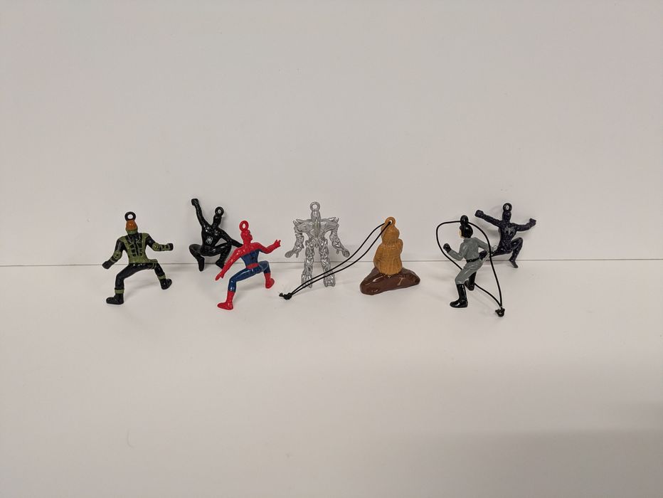 Lote Porta-Chaves Spider-Man 3 + Indiana Jones + Transformers