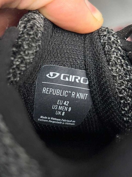 Giro Republic R Knit чоловічі вело шосейні контактні взуття ботинки 42