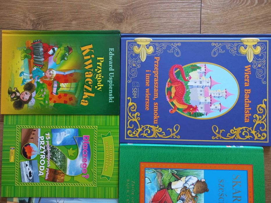 Książeczki dla dzieci Dzwoneczek, Pocahontas, wierszyki, bajki itp.