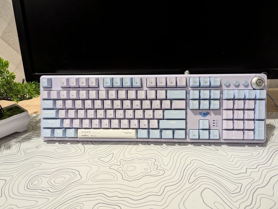 Клавіатура Aula F2088 Pro і миша Onikuma CW916