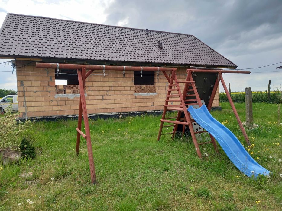 Bezpośrednio. Dom w budowie 90,27 m² + 1000 m² działki | Licheń | Ogród | Strefa relaksu