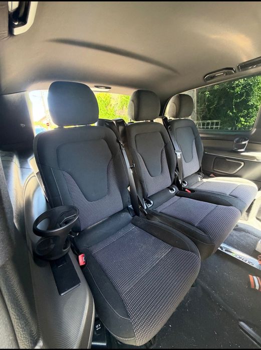 Banco de 3 lugares Mercedes classe V tecido ou pele
