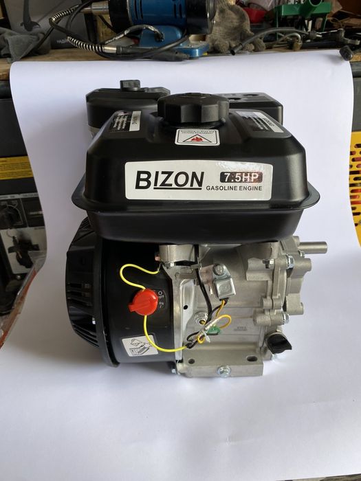 Бензиновый двигатель BIZON BS170F-S(R) с понижающим редуктором (1/2)