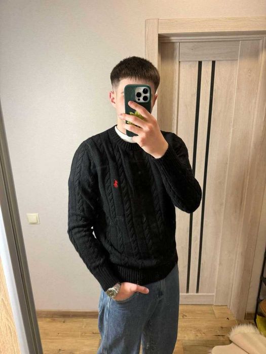 Светр Polo Ralph Lauren в'язаний з косами, 4 кольори