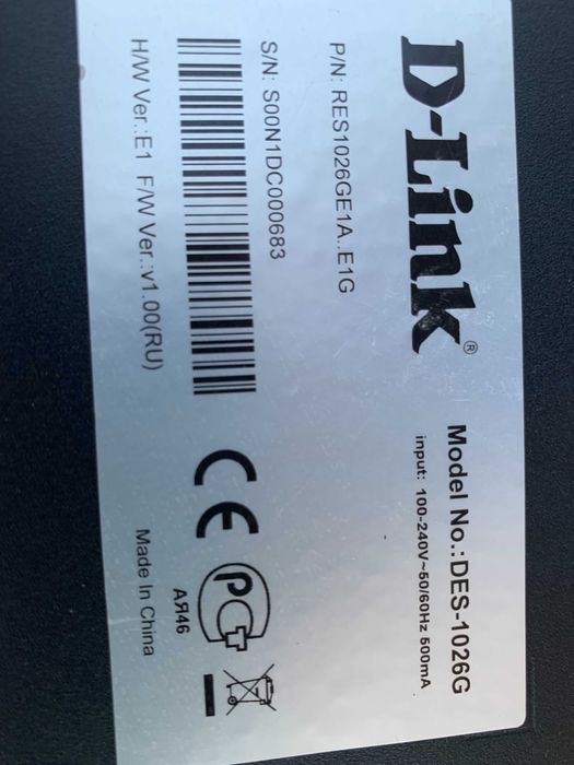 Многобитный коммутатор D LINK