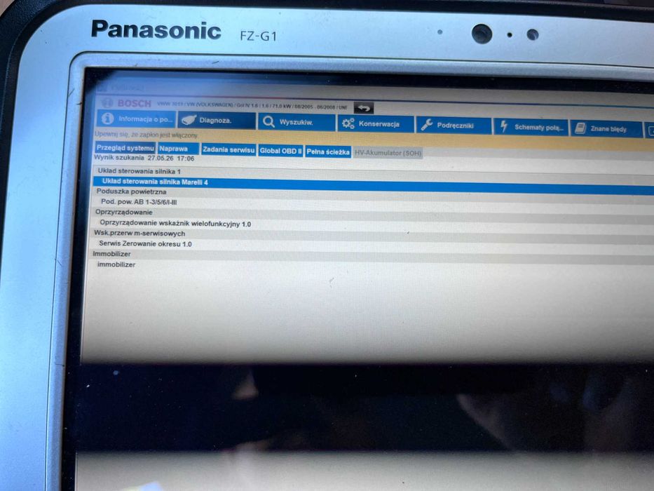 bosch kts 540 + tablet panasonic