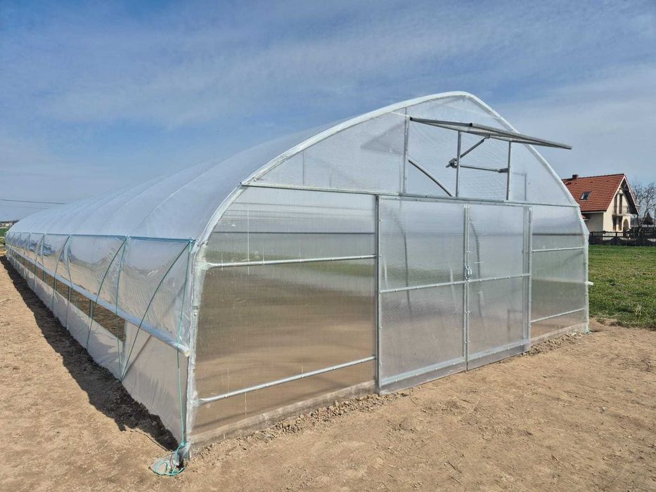 tunel foliowy  tunele foliowe   pomidor   ogórek   kwiaty 7m x 30x3,3m
