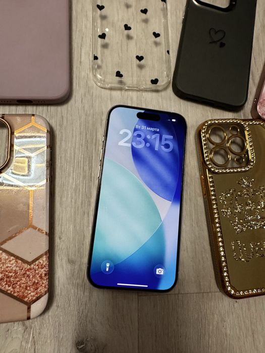 Iphone 15 pro 128 gb, фізична сім, все оригінальне