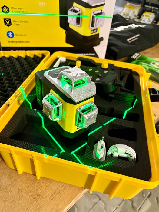 NIVEL SYSTEM Laser krzyżowy CLx 3 G nowy FV Gwarancja 24m zielony