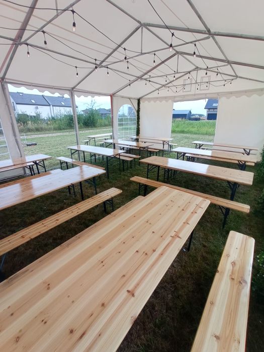 Zestawy Biesiadne stół+2 lawki 170x50x77! Promocja! 390 PLN!