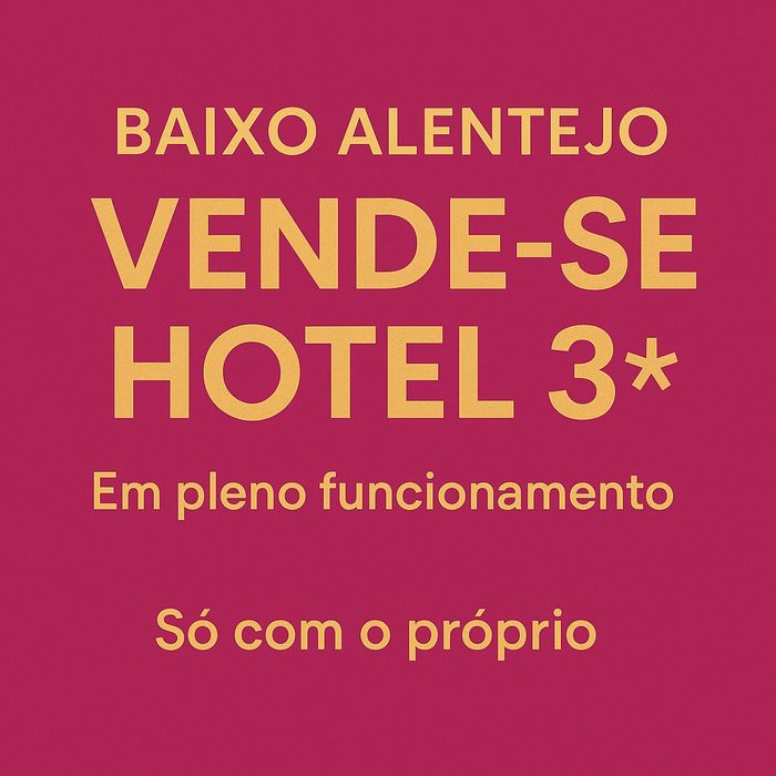 Baixo Alentejo Hotel 3* zona nobre hotel com história só com o próprio