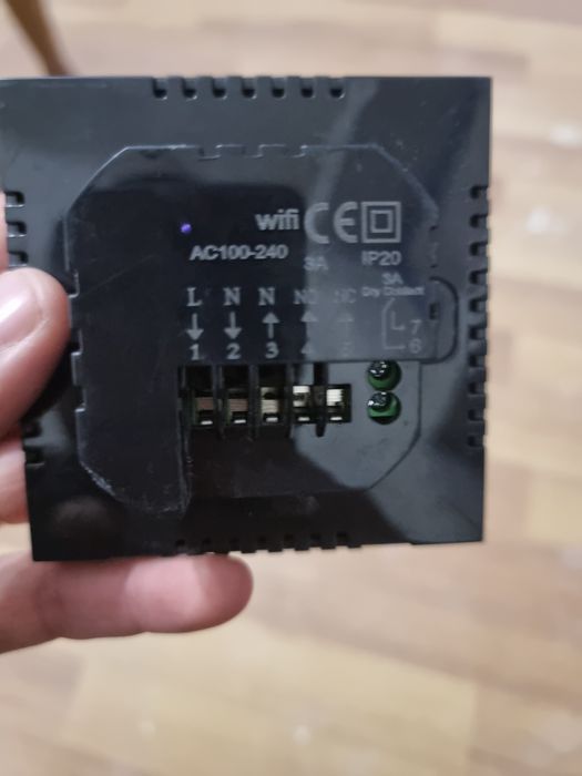 Терморегулятор tgw60b/w-wifi-wp