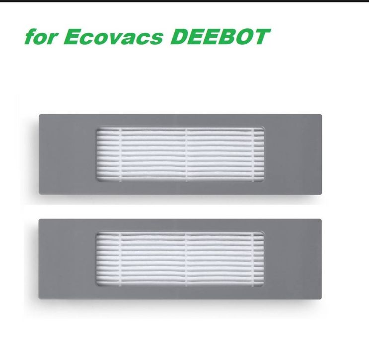 Фільтри для робота-пилососа Ecovacs Deebot Ozmo 920 950 960 980 T5 T8 T9 T8 Max T8 Aivi N8+ N8 Pro N10 2 шт.