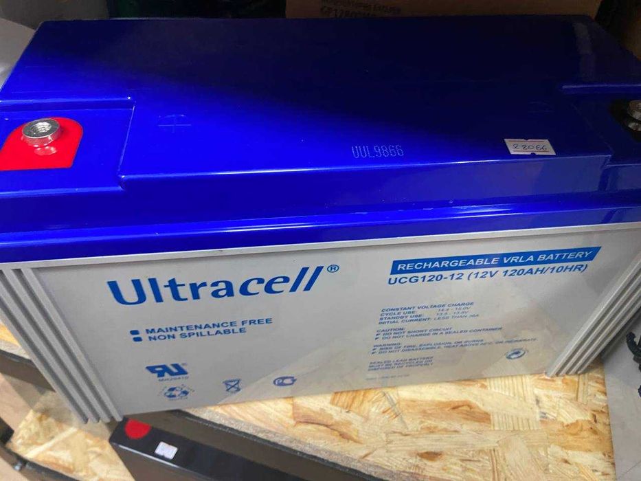 Гелевый аккумулятор батарея 12v 100 Ah Ultracell GEL АКБ для дома: 7 ...