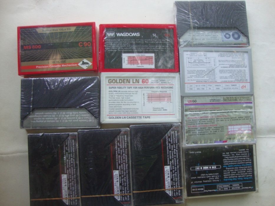 аудио кассета wagdows sl90/mark II c90/miro c-90/hmc-90/golden ln60
