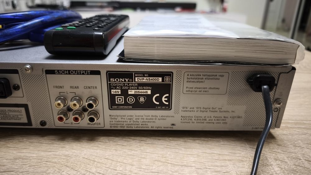 DVD Sony DVP-NS400D odtwarzacz DVD