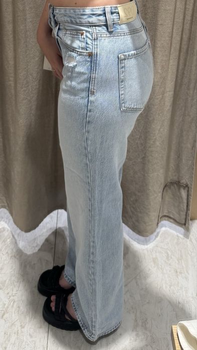 Нові джинси Stradivarius Straight wide 38